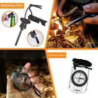 Équipement de plein air, trousse de premiers soins, fournitures d'urgence pour le camping ; Kit de survie en milieu sauvage de nouvelle génération ; Sac tactique multifonctionnel ; Fabriqué