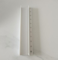 Profilé PVC en forme de F pour joint décoratif de plâtre, bande d'ombre pour mur et plafond en cloison sèche