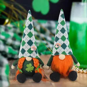 Boheng قوس قزح الايرلكية هدية عيد القديس الأرز Leprechaun Nisse Gonk gonomes St. patrak decorts Day