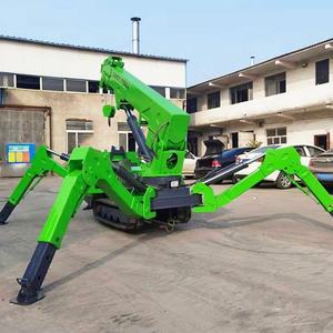 Derek perayap laba-laba dipasang truk, 3 <span class=keywords><strong>ton</strong></span> 10m 8ton 20m untuk penggunaan konstruksi - Product Image 6