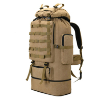 Sacs tactiques rayés décontractés de grande capacité, sac à dos de voyage respirant, fermeture éclair, plusieurs compartiments, léger, durable, pour le sport