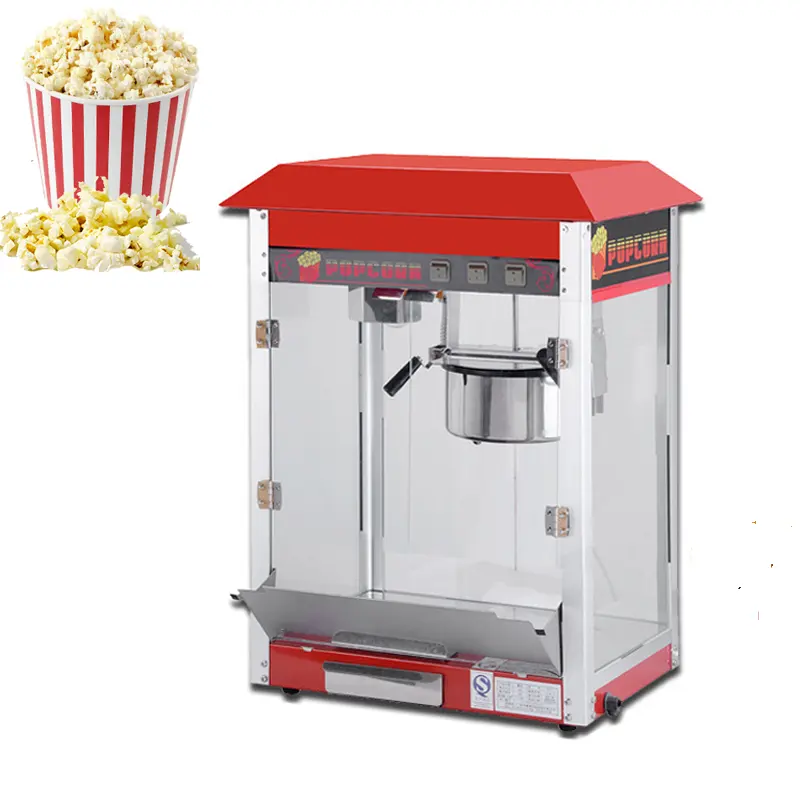 Máquina de popcorn comercial industrial, adequada para bolas de compras de cinema pequena popcorn