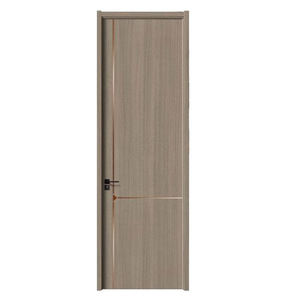 Puerta Interior Minimalista de MDF Sólido con Aislamiento Acústico, Superficie Acabada, Apertura Manual, para Proyectos de Hoteles y Oficinas - Product Image 2