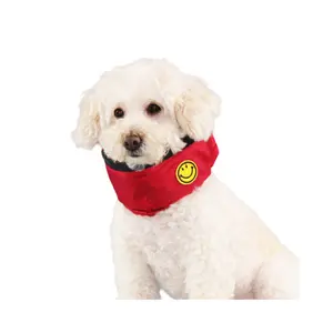 Wholesale Pet Cooling Neck Bulldogs Corgi Golden Retriever Dog Ice Bag Summer Pet cooling bandana with gel back Pet Supplies