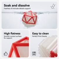 Filament PVA HELLO3D 1,75 mm 0,5 kg, soluble dans l'eau, lavable, matériau de support d'impression pour imprimante 3D FDM, certifié ISO ROHS REACH, 330 m