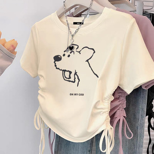 <span class=keywords><strong>T</strong></span>-<span class=keywords><strong>Shirt</strong></span> all'ingrosso fornitore sfuso <span class=keywords><strong>t</strong></span>-<span class=keywords><strong>Shirt</strong></span> con stampa personalizzata <span class=keywords><strong>t</strong></span>-<span class=keywords><strong>Shirt</strong></span> grafiche in <span class=keywords><strong>cotone</strong></span> Cropped <span class=keywords><strong>t</strong></span>-<span class=keywords><strong>Shirt</strong></span> da <span class=keywords><strong>donna</strong></span> di <span class=keywords><strong>alta</strong></span> <span class=keywords><strong>qualità</strong></span> - Product Image 5