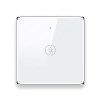 Interrupteur Zigbee 1 Gang sans fil, interrupteur de scène tactile à télécommande, contrôle de toute la maison à une touche