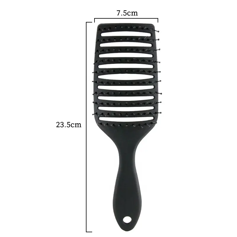 Brosse à cheveux démêlante, couleur sur mesure, peigne