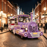 Personnalisation du logo gratuite : Train touristique sans rails accrocheur au regard, prix compétitif