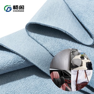 Tela de Gamuza de Fibra de Oveja Tejida en Trama de Poliéster Teñido Elástico en Cuatro Direcciones de Alto Rendimiento para Decoración de Interiores de Automóviles - Product Image 6