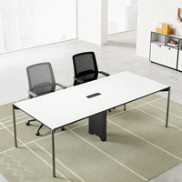 Ensemble de mobilier de bureau, table de réunion, table de conférence moderne