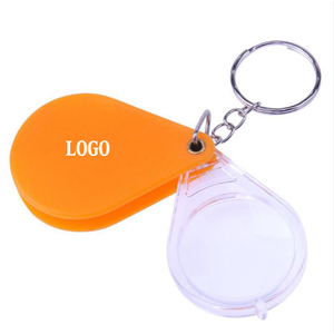 OEM Keychain Magnifier <strong>Mini</strong> Folding Metal Magnifying <strong>Glasses</strong> Lens for Jewelry - Product Image 1