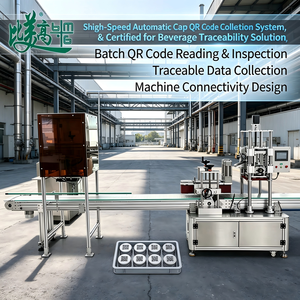 Équipement entièrement automatique de collecte et de corrélation de codes QR sur les bouchons de bouteilles avec certification pour la traçabilité des boissons - Product Image 2