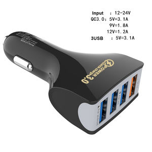 Encendedor de cigarrillos QC3.<span class=keywords><strong>0</strong></span>, adaptador de teléfono móvil para coche, cargador PD 4 en <span class=keywords><strong>1</strong></span> USB, carga rápida para iPhone, 25W, 30W, 50W, 59W, 75W - Product Image 5