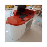 Meubles de magasin de détail personnalisés, style simple et moderne, petit comptoir de caisse, comptoir de caisse pour magasin de vêtements, comptoir de caisse pour supermarché, marque Lilai