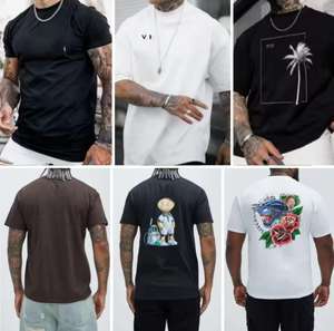 Оптовые дешевые футболки BK 260G, оверсайз, плотные, высококачественные, в комплекте, от надежного производителя - Product Image 3