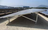 Système de montage solaire au sol Support de panneau solaire en acier C Structure de montage PV