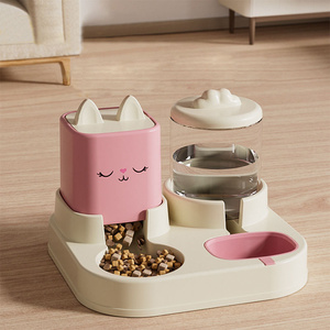 Distributeur de nourriture pour animaux domestiques, grande capacité, en plastique durable, portable, à gravité manuelle, carré, pour usage intérieur, pour chiens et chats - Product Image 6