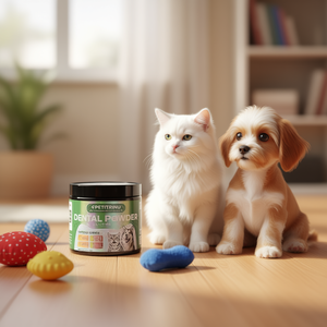Spetitrin Polvere Dentale per Cani e Gatti Verde 100G Integratore per l'Igiene Orale - Product Image 2
