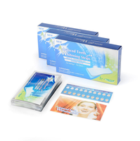 Tiras Blanqueadoras Dentales de Alta Eficacia, Sin Peróxido, Para Uso Doméstico, Sin Alcohol, Color Azul, Gran Venta