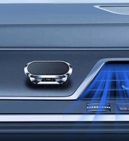 Support de téléphone portable universel pour tableau de bord de voiture, support de tablette flexible en alliage de zinc rotatif à 360 degrés, aimant personnalisé avec logo