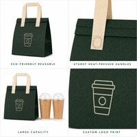 Sac isotherme non tissé personnalisé imprimé en gros, réutilisable, imperméable, écologique, recyclable, léger 30L pour aliments