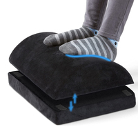 Coussin de luxe en mousse à mémoire de forme écologique et durable pour les jambes, repose-pieds, coussin de bureau portable, amovible et lavable