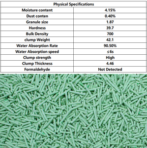 Litière <span class=keywords><strong>pour</strong></span> chat au tofu, parfum thé vert intense, 2,5 kg, agglomération rapide, faible poussière, ingrédients naturels <span class=keywords><strong>pour</strong></span> chatons et chats adultes, certifiée MSDS - Product Image 2