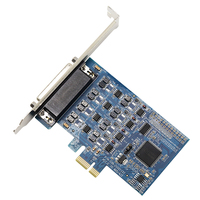 Tarjeta de puerto serie múltiple de alta velocidad PCI-E a 4 puertos 422/300bps-921.6Kbps RTS/CTS XON/XOFF