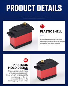 Servomotor Digital Profesional de 20 kg de Alto Torque con Carcasa de Aluminio para Educación STEAM, Robots, Sistemas de Control de Autos y Aviones RC - Product Image 6