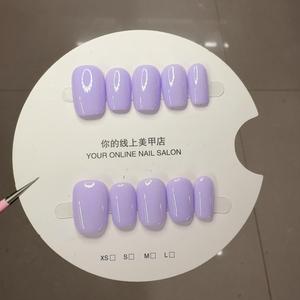Ongles artificiels faits à la main 10pcs faux ongles conseils réutilisables carrés décorer conception pour les doigts - Product Image 6