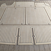 Plancher de pont de bateau en PVC personnalisé, revêtement de pont de yacht, revêtement de pont extérieur en teck synthétique