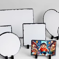 Tableau de peinture en ardoise à transfert thermique, en ardoise naturelle, vierge enduite pour impression par sublimation