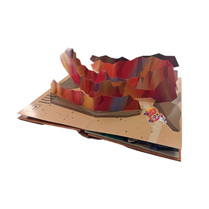 Libro pop-up 3D personalizzato Premium della Via della Seta per bambini, libro educativo di <span class=keywords><strong>storia</strong></span> e geografia cinese, stampa di libri interattivi - Product Image 6