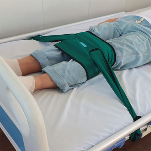Knee <b>Restraint</b> Belt One Size Pure Cotton Canvas Leg Fixation For Orthotic Use - Product Image 1