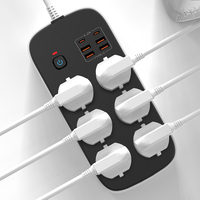 Bande d'alimentation universelle à bas prix directe d'usine avec ports Usb bande d'alimentation d'extension de prise de courant de protection contre les surtensions