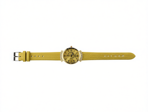 Montre à quartz analogique pour femme avec bracelet en cuir, cadran à chiffres romains, montre élégante et tendance, boîtier rond de 30 mm - Product Image 1