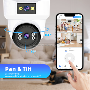 Caméra de sécurité OEM 4MP <span class=keywords><strong>2K</strong></span> double objectif pour maison intelligente intérieur sans fil WiFi IP PTZ V380 <span class=keywords><strong>Pro</strong></span> CCTV Caméra de sécurité WiFi dôme - Product Image 4
