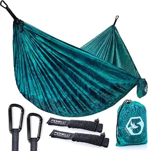 Moq 50untis Custom Full Printed Logo Portable Camping Hammock