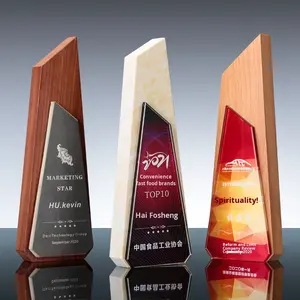 แผ่นถ้วยรางวัลไม้แข็งถ้วยรางวัลสั่งทำ - Product Image 4