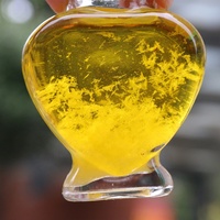 Vente en Gros de Bonbons Transparents en Forme de Coeur Souhaitant Bouteille Mini Lune de Miel Vide Bocal en Verre avec Couvercle en Liège