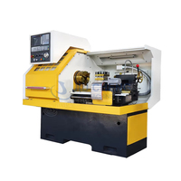 Tour CNC CK6132 à banc plat, horizontal, automatique, de moyenne capacité, haute précision pour le travail des métaux