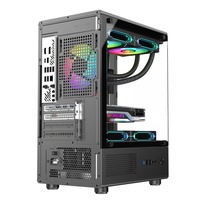 Gabinete de PC para Juegos al por Mayor, Gabinete de Computadora MATX, Gabinete de Escritorio, Gabinete de PC para Juegos, MicroATX de Torre Media