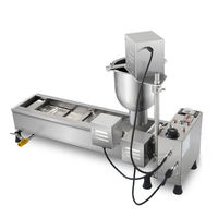 Machine à beignets électrique automatique Reyes à 4 rangées 110V/220V Mini pour boulangerie, capacité 500-800, garantie 1 an, pour la friture