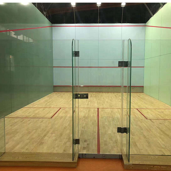 Portable Outdoor Squash Court with Glass Construction for Squash Competitions Field Equipment