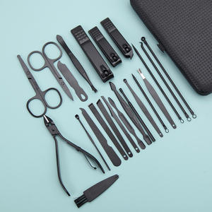 ชุดทำเล็บมือและเล็บเท้า 2026 New YD 7/10/15/18/24 ชิ้น/ชุด  ชุดตัดเล็บสแตนเลส  พร้อมกล่อง PU - Product Image 3