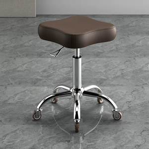 Taburete profesional para barbería y peluquería, taburete de belleza con ruedas y elevación, silla giratoria para salón de belleza y uñas, venta al por mayor - Product Image 6