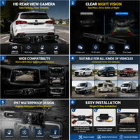Caméra de recul HD universelle pour voiture, caméra de recul étanche, caméra de vision arrière, caméra d'aide au stationnement pour SUV, camion, camping-car, Android