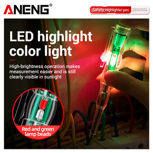 Bút thử máy dò điện áp Điện áp aneng B11 cảm ứng đầu dò tuốc nơ vít điện không cảm biến phát hiện dây trực tiếp máy thử hộ gia đình - Product Image 2