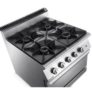 Fornello Professionale a <span class=keywords><strong>Gas</strong></span> a 4 Fuochi <span class=keywords><strong>con</strong></span> <span class=keywords><strong>Forno</strong></span>, Serie di Cucine Industriali <span class=keywords><strong>con</strong></span> Garanzia di Qualità - Product Image 3